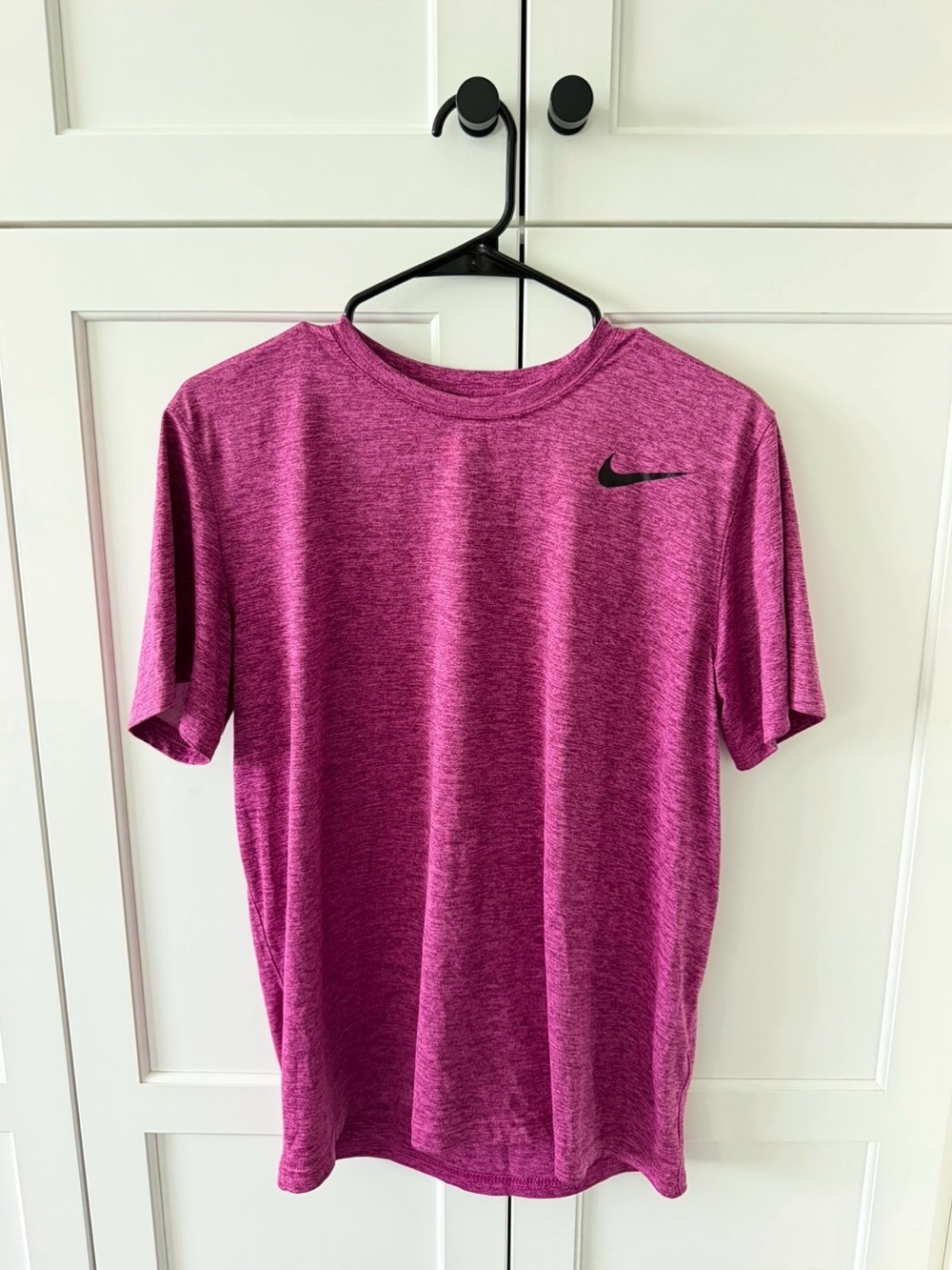 Nike Men’s Dri-FIT Heathered Purple Performance T-Shirt